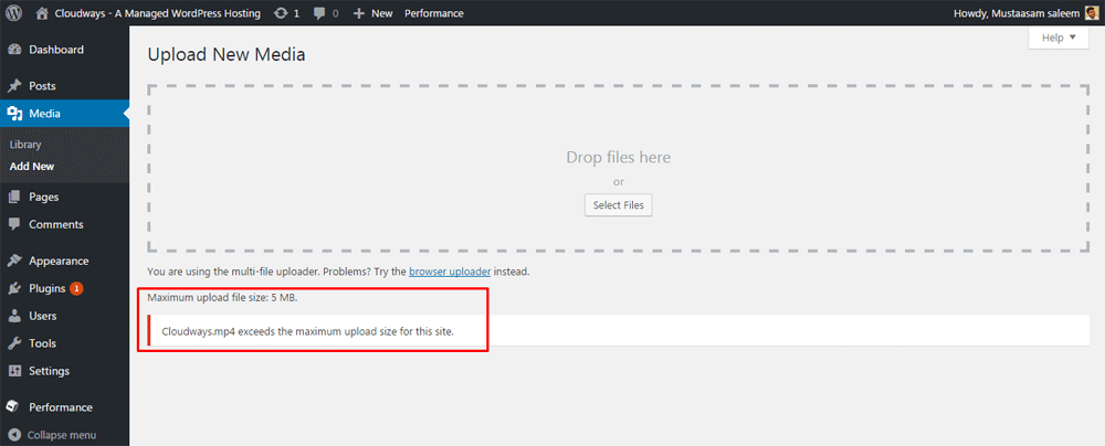 How to Increase the Maximum File Upload Size in WordPress