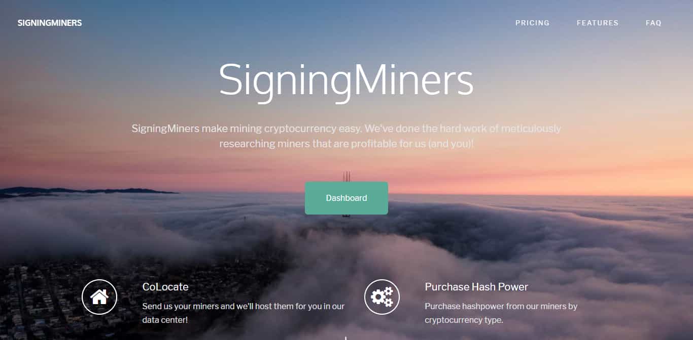 Signing Miners