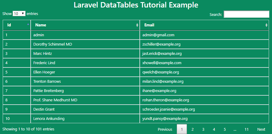 How to add custom filter/Search using Laravel Datatables